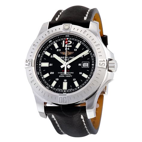 breitling colt 44 blacksteel|Breitling colt automatic 44mm blue.